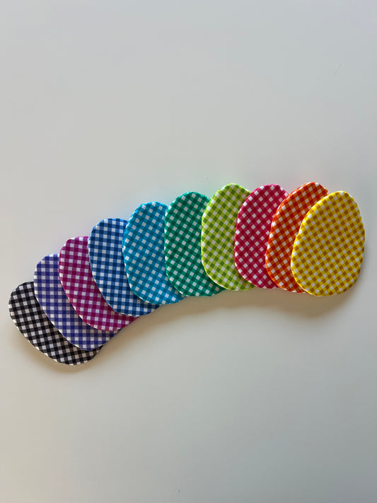 Refillable Fabric Easter Eggs - Rainbow