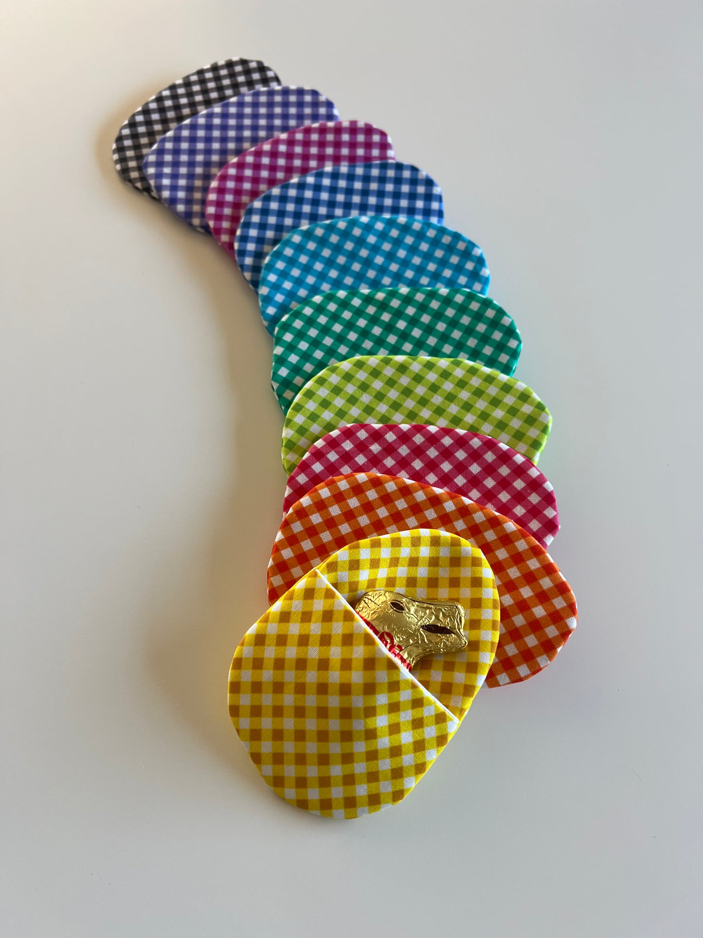 Refillable Fabric Easter Eggs - Rainbow