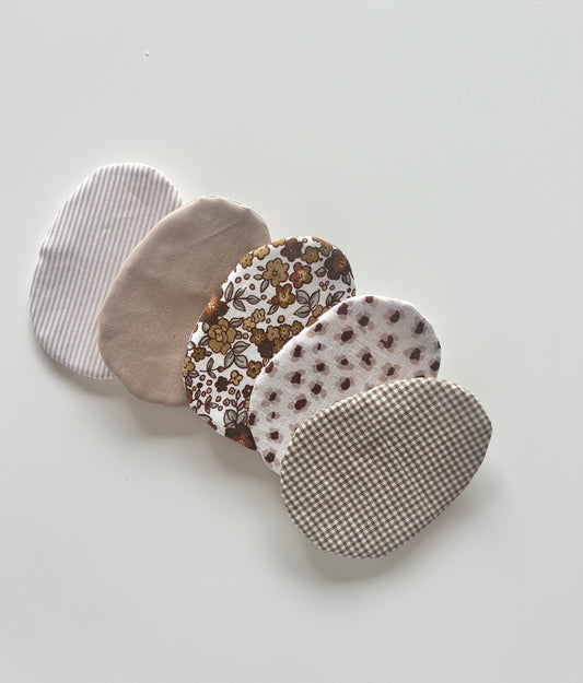 Refillable Fabric Easter Eggs - Naturals